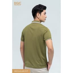 Áo Polo Nam Ngắn Tay DGC Dáng Suông Có Xẻ Sườn, Vải Than Dừa Kháng Khuẩn Thoáng Mát - SAPBC14M 4