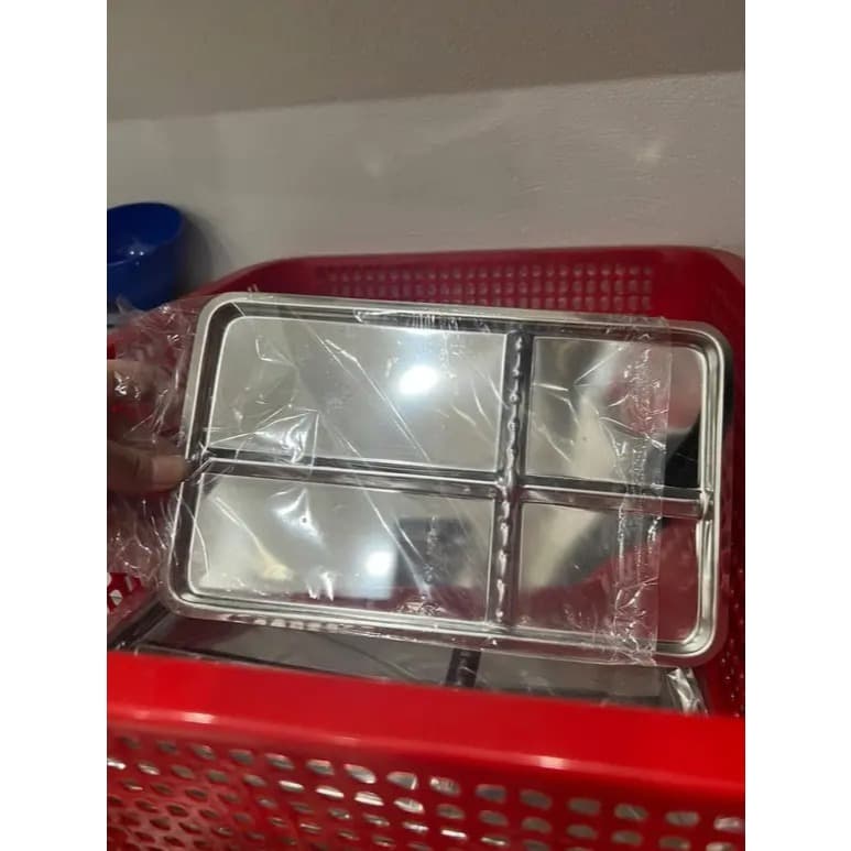 Khay khám - Khay đựng dụng cụ Inox loại dày chia ngăn