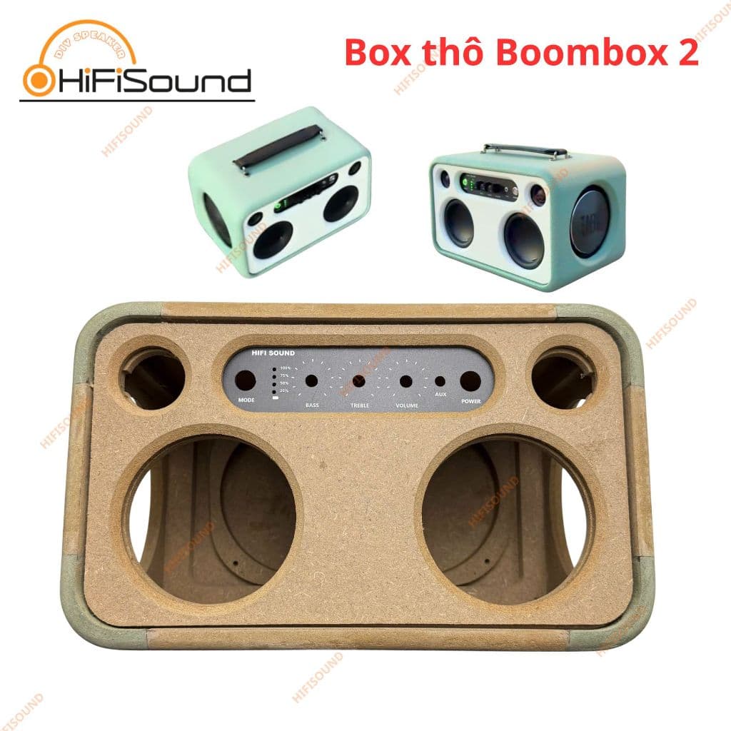 Box loa thô Boombox 2 Cộng hưởng 2.0, Mono đã căn chỉnh phù hợp và hay nhất