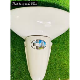 Bồn rửa mặt VT04, lavabo kt 42x50cm chất liệu men sứ NaNo chống ố , chống bám bẩm tặng ốc treo 8