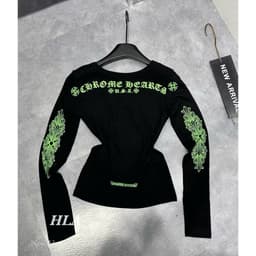 Áo thun ôm body tay dài thắt eo in chữ thập phong cách thu đông PHOENIX.STORE 9