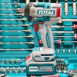 Bộ 152 dụng cụ sữa xe và  máy siết buloong 500N/m không chổi than dùng pin 20V Total THKTHP31522 6