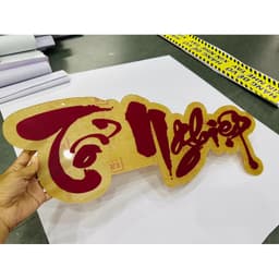 TA 118 - CHỮ MICA TỔ NGHIỆP/ NỀN MICA CHỮ DECAN MÀU SẮC THEO YÊU CẦU 4