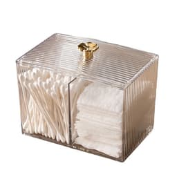 Hộp nhựa Mica trong suốt đựng bông tẩy trang tăm bông thiết kế tinh xảo đẹp mắt GDN1511 5