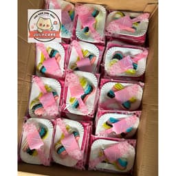 [COMBO 10] Bộ Dao dĩa, đĩa giấy ăn bánh kem, bánh sinh nhật (1 Bộ dành cho 10 phần ăn, sử dụng 1 lần) 7