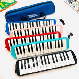 Đàn Kèn 32 Phím Melodica – Nhạc Cụ Hơi Cho Bé Tập Đánh, Âm Thanh Chuẩn, Tặng Kèm Ống Thổi & Túi Đựng 1