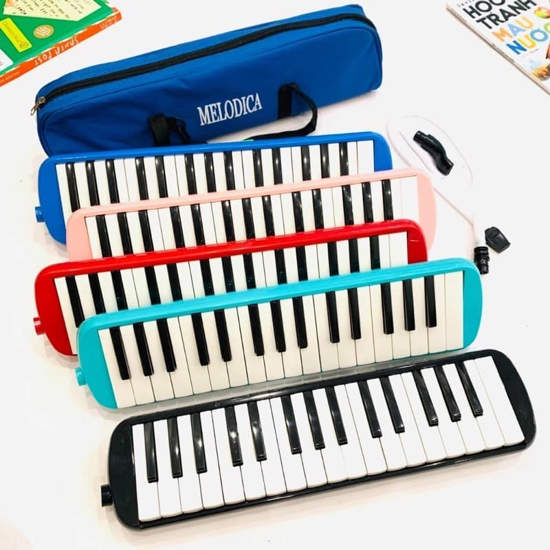 Đàn Kèn 32 Phím Melodica – Nhạc Cụ Hơi Cho Bé Tập Đánh, Âm Thanh Chuẩn, Tặng Kèm Ống Thổi & Túi Đựng