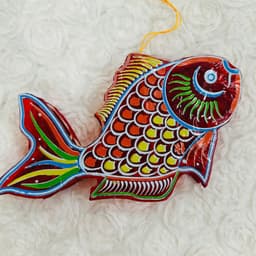 [size lớn] Lồng đèn trung thu gương kiếng hình cá chép thủ công truyền thống decor trang trí 6