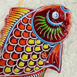 [size lớn] Lồng đèn trung thu gương kiếng hình cá chép thủ công truyền thống decor trang trí 5