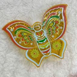[size lớn] Lồng đèn trung thu gương kiếng hình bươm bướm thủ công truyền thống decor trang trí 3