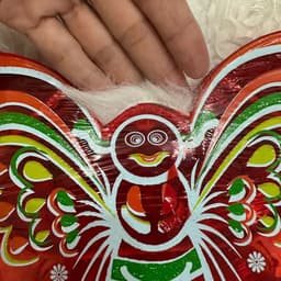 [size lớn] Lồng đèn trung thu gương kiếng hình bươm bướm thủ công truyền thống decor trang trí 4