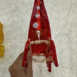 [size lớn] Lồng đèn trung thu gương kiếng hình bươm bướm thủ công truyền thống decor trang trí 5