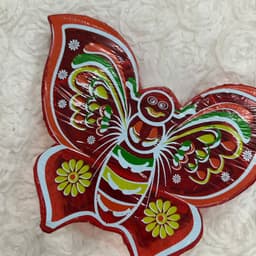 [size lớn] Lồng đèn trung thu gương kiếng hình bươm bướm thủ công truyền thống decor trang trí 6