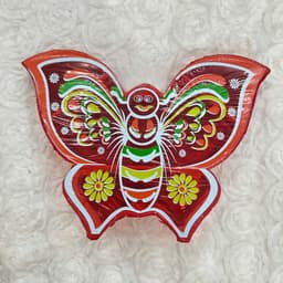 [size lớn] Lồng đèn trung thu gương kiếng hình bươm bướm thủ công truyền thống decor trang trí 7
