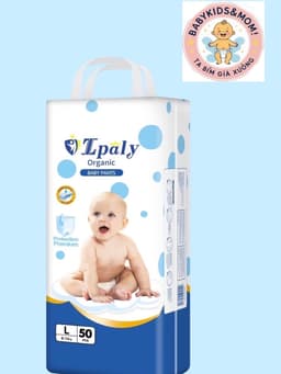 Tã Bỉm trẻ em IPALY ORGANIC 50 miếng thấm hút ổn, mềm mỏng, siêu tốt,giá rẻ tiết kiệm 3