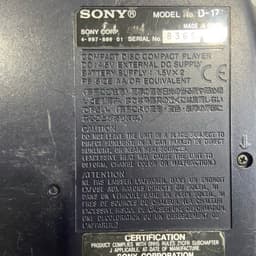 CD player SONY DISCMAN D-171 3