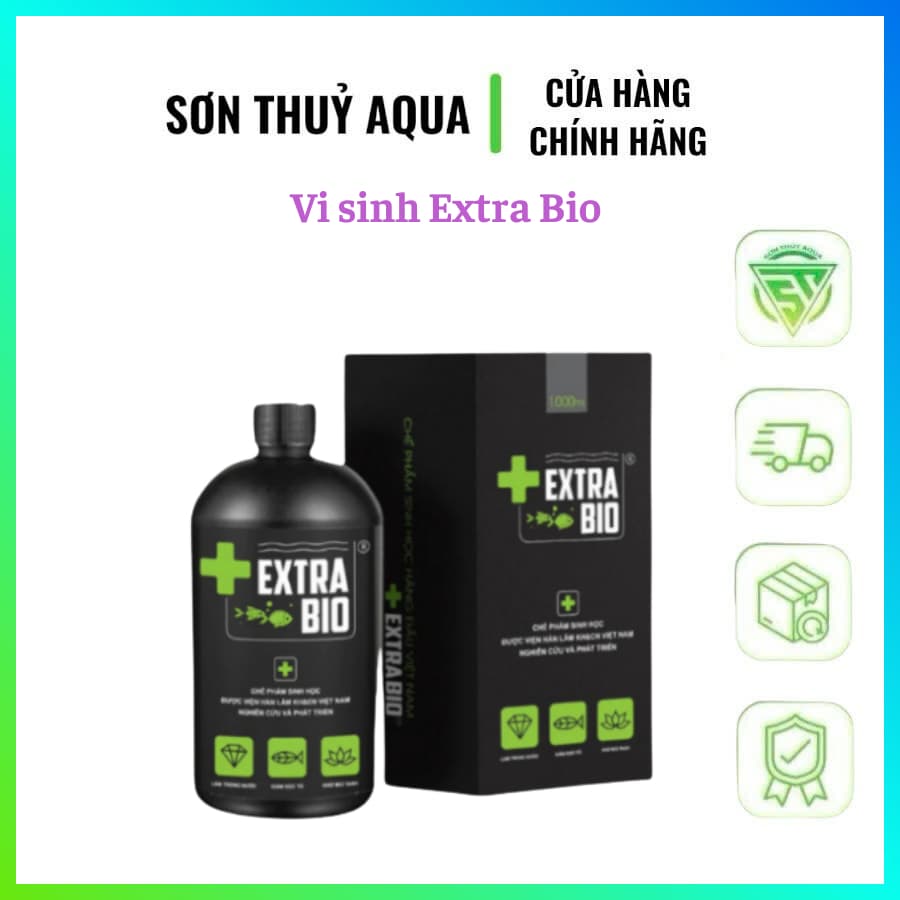 Men vi sinh Extra Bio - chế phẩm xử lý nước cho hồ cá