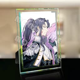 (Kèm ảnh) Khung kính in hình THANH GƯƠM DIỆT QUỶ KIMETSU NO YAIBA ver QUÂN PHỤC anime chibi trang trí để bàn 2 size 8