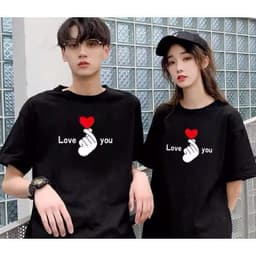 Áo thun I LOVE YOU unisex nam nữ, chất cotton 100% 2