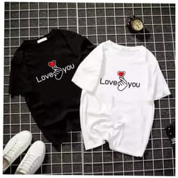 Áo thun I LOVE YOU unisex nam nữ, chất cotton 100% 3