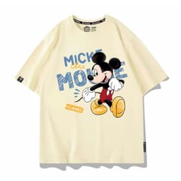 Áo thun IN HÌNH CHUỘT MICKEY unisex nam nữ, chất cotton 100% 2