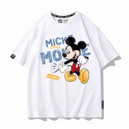 Áo thun IN HÌNH CHUỘT MICKEY unisex nam nữ, chất cotton 100% 6