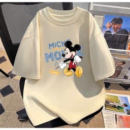 Áo thun IN HÌNH CHUỘT MICKEY unisex nam nữ, chất cotton 100% 3
