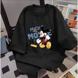 Áo thun IN HÌNH CHUỘT MICKEY unisex nam nữ, chất cotton 100% 4