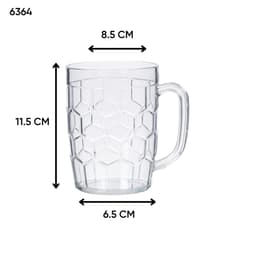 Cốc Uống Nước Nhựa, Cốc Bầu Uống Bia Việt Nhật 6259/6361/4, Ly Nhựa Giả Thuỷ Tinh Bền Đẹp - DOMUS 3