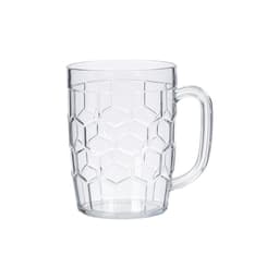 Cốc Uống Nước Nhựa, Cốc Bầu Uống Bia Việt Nhật 6259/6361/4, Ly Nhựa Giả Thuỷ Tinh Bền Đẹp - DOMUS 5