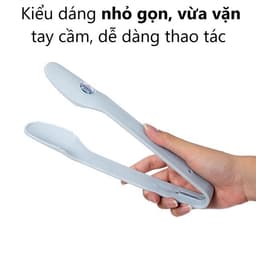 Kẹp Gắp Đá Việt Nhật 2845/6/7, Kẹp Gắp Thức Ăn Nhựa PP An Toàn - DOMUS 4