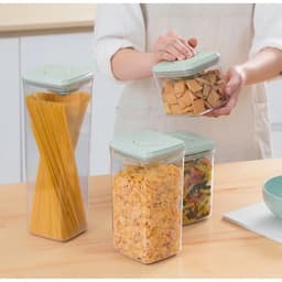 Combo 4-5 Hộp Đựng Thực Phẩm Khô Dạng Vuông Inochi (500ml - 2100ml)| Khóa Kín Khí, Bảo Quản An Toàn 9