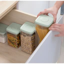 Combo 4-5 Hộp Đựng Thực Phẩm Khô Dạng Vuông Inochi (500ml - 2100ml)| Khóa Kín Khí, Bảo Quản An Toàn 2