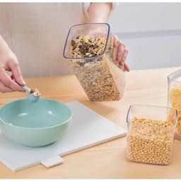 Combo 4-5 Hộp Đựng Thực Phẩm Khô Dạng Vuông Inochi (500ml - 2100ml)| Khóa Kín Khí, Bảo Quản An Toàn 8