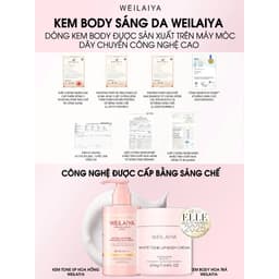 (Công ty )Kem Body Weilaiya Dưỡng Trắng Da Nâng Tone 200ml| Cherry Beauty 3