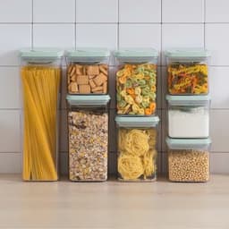 Combo 4-5 Hộp Đựng Thực Phẩm Khô Dạng Vuông Inochi (500ml - 2100ml)| Khóa Kín Khí, Bảo Quản An Toàn 6