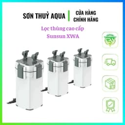 Lọc Thùng Sunsun XWA  3 Ngăn 5 Ngăn Chính Hãng - Lọc Ngoài Hồ Cá Thủy Sinh Chạy Êm Có Van Xả Cặn 1