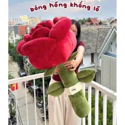 Hoa Hồng Khủng Lồ Bông Hoa Tình tình yêu khổng lồ hot hit size 80cm nhà Miu Gấu Xinh 6