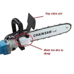 Bộ Chuyển Đổi Cưa Xích Gắn Máy Mài Thành Máy Cưa Gỗ, Có bình dầu tự động, Lưỡi cưa xích, Bộ lam xích 1