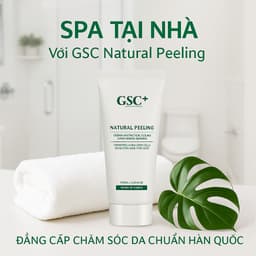 Tẩy da chết mặt Phiên bản HOMECARE - GSC Natural Peeling 150ml dạng kem, an toàn cho mọi loại da 3
