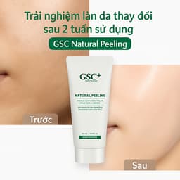 Tẩy da chết mặt Phiên bản HOMECARE - GSC Natural Peeling 150ml dạng kem, an toàn cho mọi loại da 2