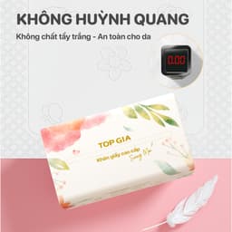 Thùng giấy ăn rút Sương Mai Topgia 460 tờ dập vân 4D, thùng 10/20 bịch - Tạp hoá Gemgem 6