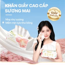 Thùng giấy ăn rút Sương Mai Topgia 460 tờ dập vân 4D, thùng 10/20 bịch - Tạp hoá Gemgem 2
