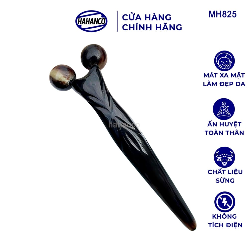 Dụng Cụ Lăn Mát Xa Nâng Cơ Mặt Và Body Bằng Sừng Đa Năng Làm Đẹp Da - XUONG MINH DUC