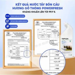 Nước tẩy bồn cầu Topgia 500ml hương Thông / Đào / Nho, thùng 4 chai tiết kiệm - Tạp hoá Gemgem 2