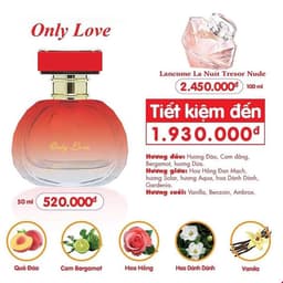 Nước hoa nữ Only Love 50ml – NGỌT NGÀO, QUYẾN RŨ - Cam kết chính hãng 2