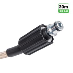 [20M] Dây rửa xe áp lực cao HUKAN G1-DR20, Độ dài 20 mét, Chống ngập, Chống rò - Đầu nối M22x1.5mm 6