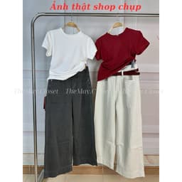 𝑨𝒏𝒏 𝑺𝒕𝒖𝒅𝒊𝒐 /Quần Jeans Nấm Suông Nữ Ống Rộng Lưng Cao Kèm Belt Form (91cm/27), Quần Bò Suông Nữ Quảng Châu#1220 6