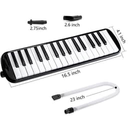 (HÀNG LOẠI 1) Kèn melodica 32 phím, Kèn thổi hơi cho bé cảm thụ âm nhạc, Tặng kèm ống thổi, khăn lau 5