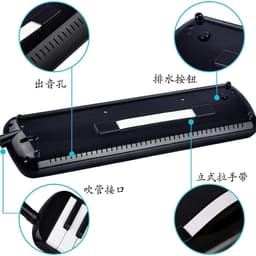 (HÀNG LOẠI 1) Kèn melodica 32 phím, Kèn thổi hơi cho bé cảm thụ âm nhạc, Tặng kèm ống thổi, khăn lau 8